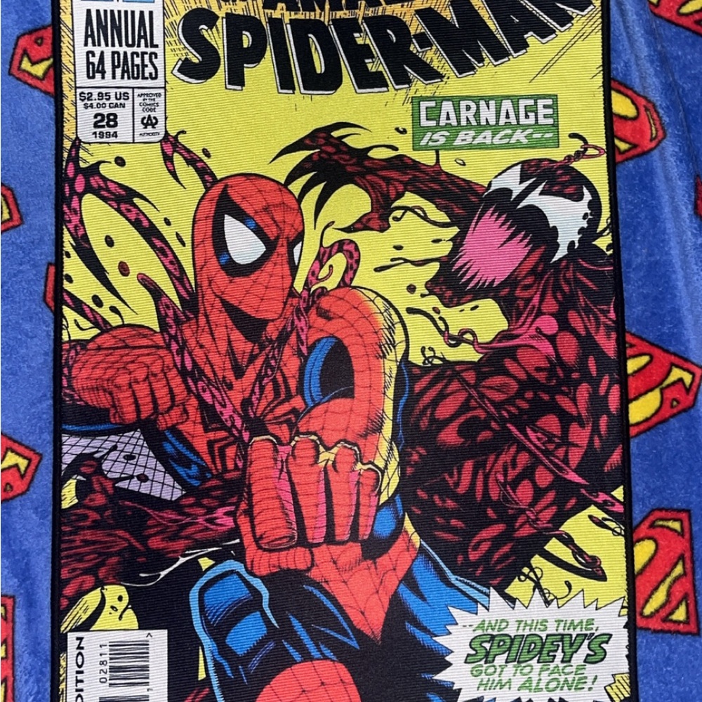 Spider-Man Comic Print Custom Rug